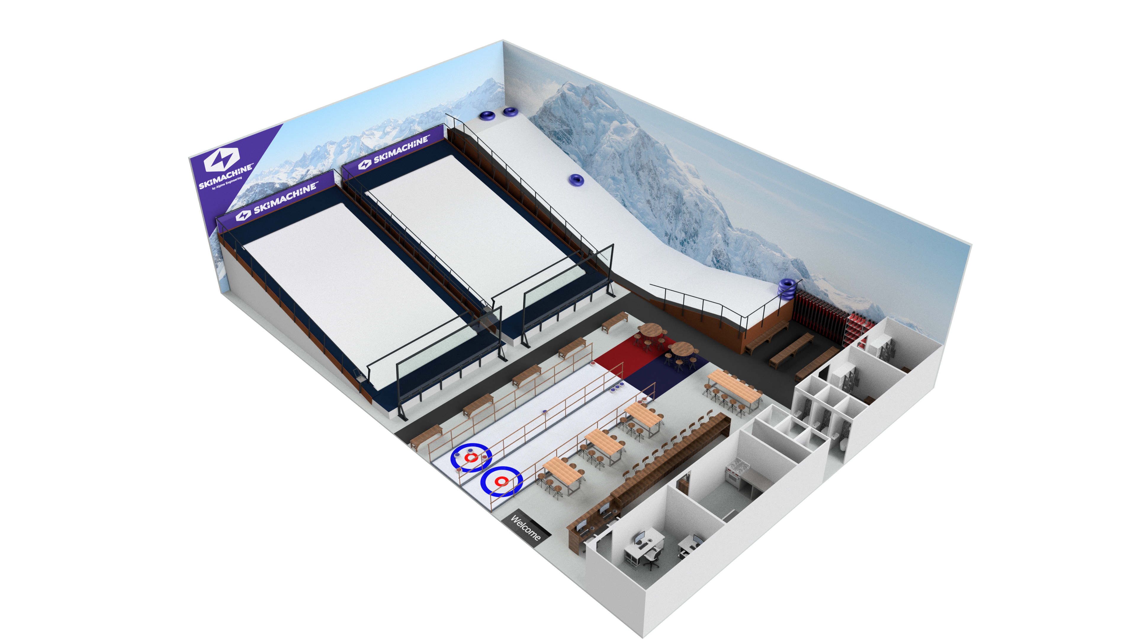 SkiCenter 30x20 Family Sport